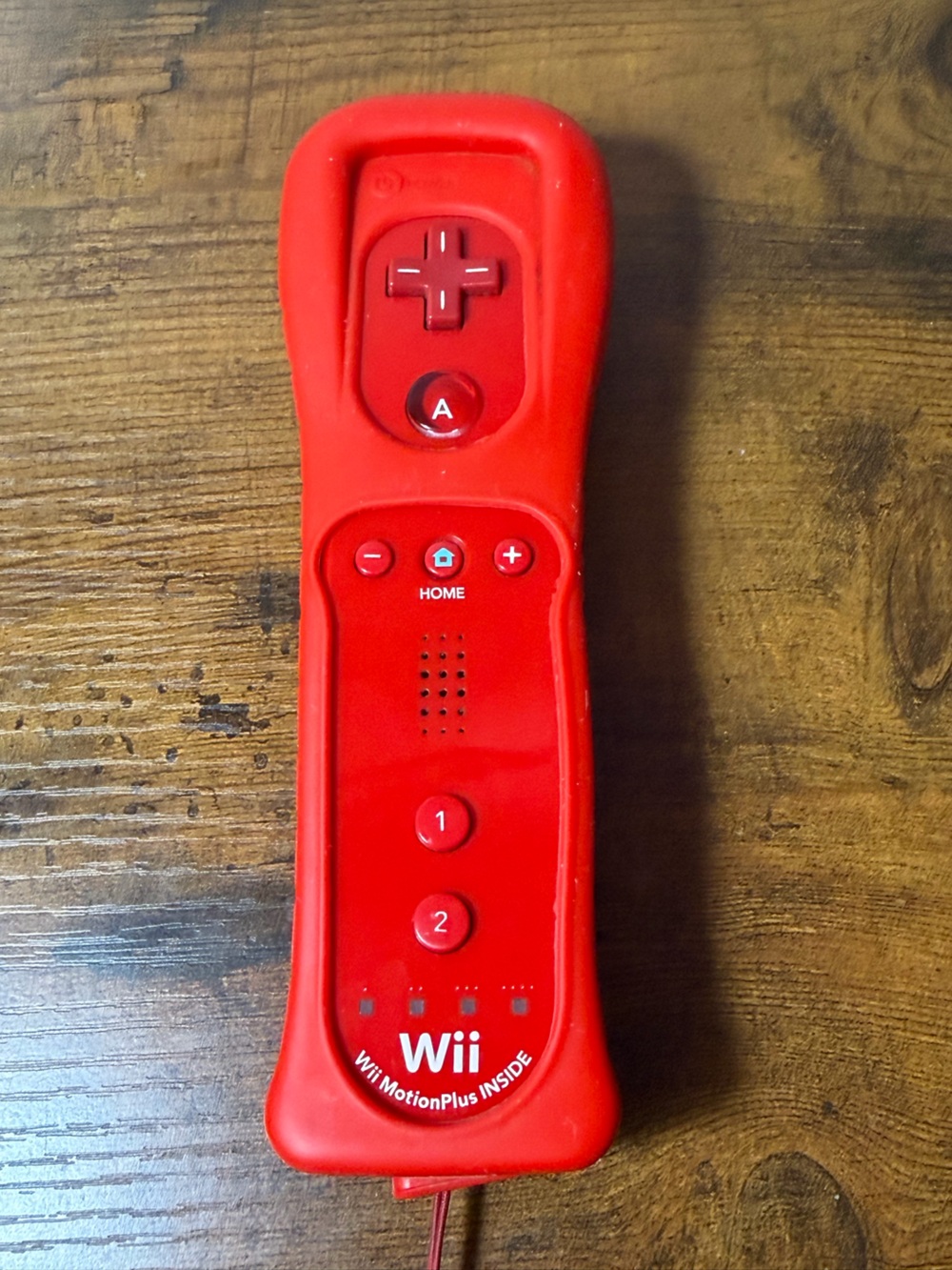 Nintendo Wii Remote Plus Red Edition (Model RVL-036) - Picture 7 of 8